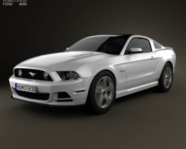 Ford Mustang 5.0 GT 2012 3D Model