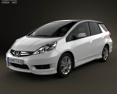 Honda Fit (Jazz) Shuttle 2012 3D model