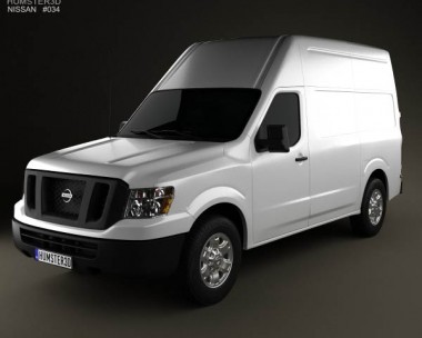 Nissan NV Cargo Van High Roof 2013 3D Model