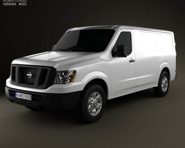 Nissan NV Cargo Van Standard Roof 2013 3D Model