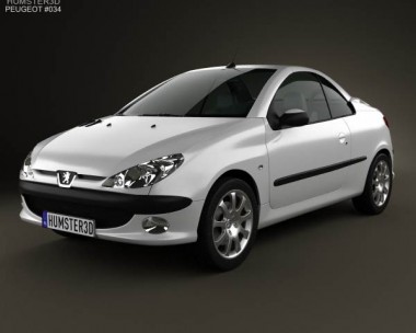 Peugeot 206 CC 2005 3D model