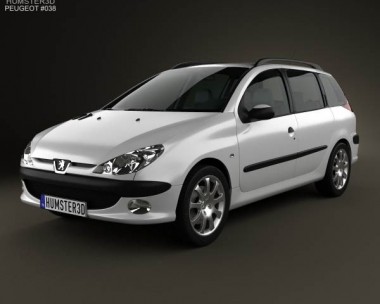 Peugeot 206 SW 2005 3D model