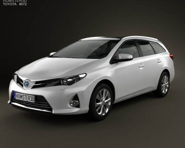 Toyota Auris Touring Hybrid 2013 3D Model