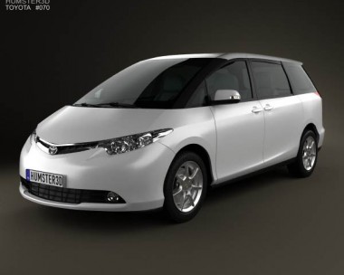 Toyota Previa 2012 3D Model