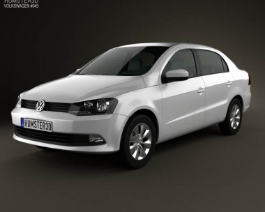 Volkswagen Voyage 2012 3D model