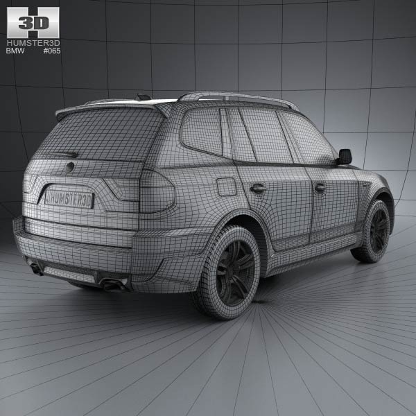 BMW X3 (E83) 2003 3D model for Download in various formats