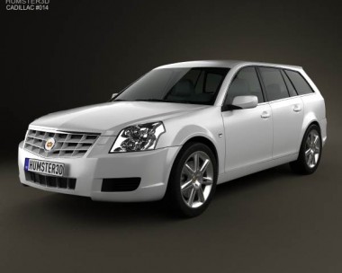 Cadillac BLS wagon 2009 3D Model