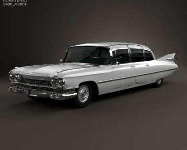 Cadillac Fleetwood 75 sedan 1959 3D Model