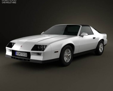 Chevrolet Camaro Z28 coupe 1982 3D Model