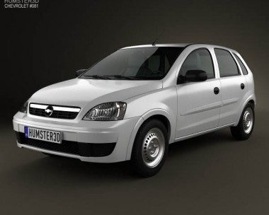 Chevrolet Corsa 5-door hatchback 2012 3D Model