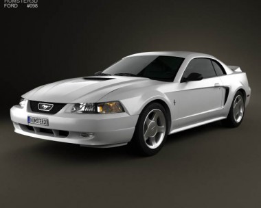 Ford Mustang GT coupe 1998 3D Model