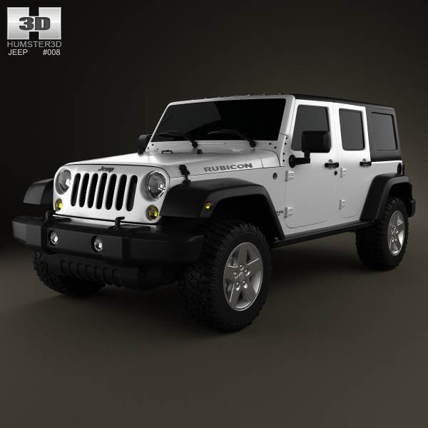 Jeep Wrangler Unlimited 2013 - Car 3D models store