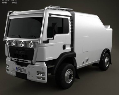 MAN TGS Rally Truck 2012 3D model