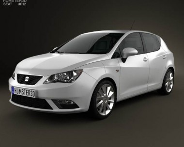 Seat Ibiza 5-door hatchback 2013 3D Model