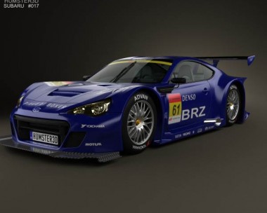 Subaru BRZ GT300 2013 3D Model