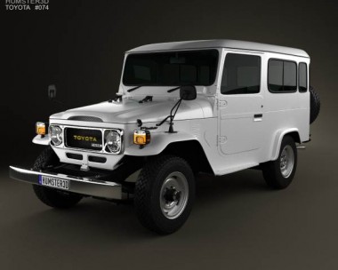 Toyota Land Cruiser (J40) Hard Top 1979 3D Model