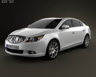 Buick LaCrosse (Alpheon) with HQ interior 2012 3D Model