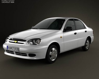 Chevrolet Lanos 2012 3D Model