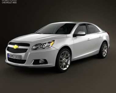 Chevrolet Malibu with HQ interior 2013 3D model