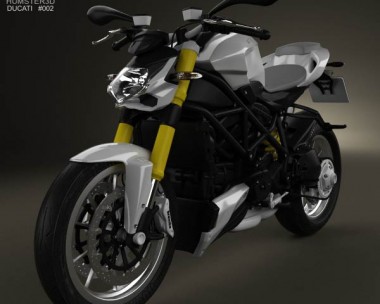 Ducati Streetfighter 848 2012 3D Model