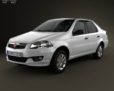 Fiat Siena 2009 3D model