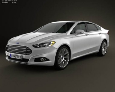 Ford Fusion (Mondeo) with HQ interior 2013 3D Model