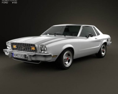 Ford Mustang coupe 1974 3D Model