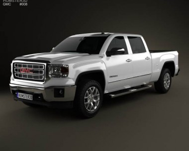 GMC Sierra Double Cab 2013 3D Model