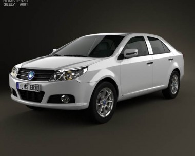 Geely MK sedan 2009 3D Model