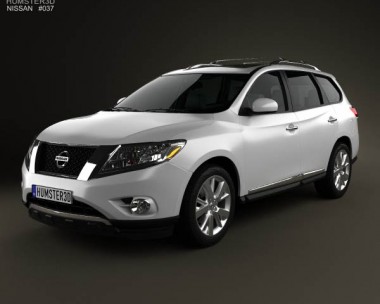 Nissan Pathfinder with HQ interior 2013 3D model