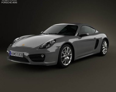 Porsche Cayman 2013 3D Model