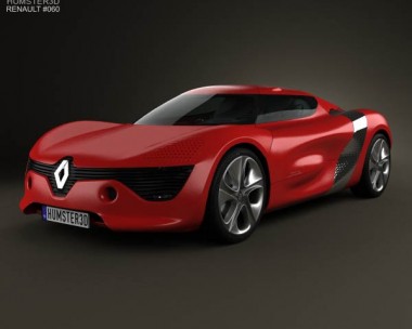 Renault DeZir with HQ interior 2012 3D Model