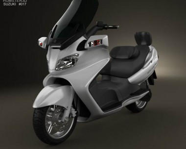 Suzuki Burgman (Skywave) AN650 Executive 2012 3D model