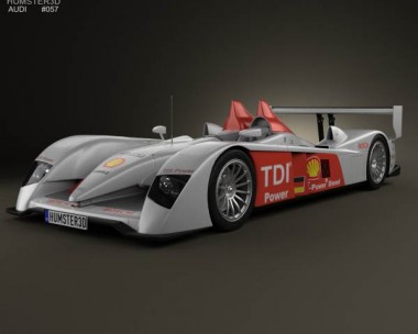 Audi R10 TDI 2006 3D Model