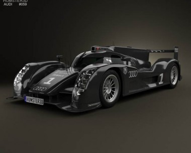 Audi R18 TDI 2011 3D Model