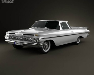 Chevrolet El Camino 1959 3D Model