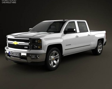 Chevrolet Silverado Crew Cab LTZ 2014 3D model