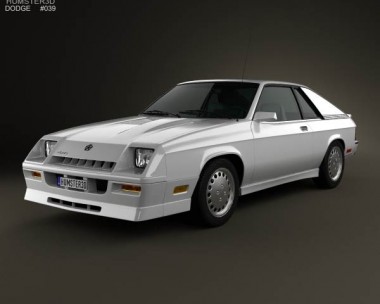 Dodge Charger L-body 1987 3D model