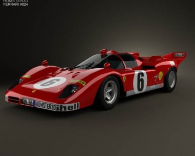 Ferrari 512 S 1970 3D model