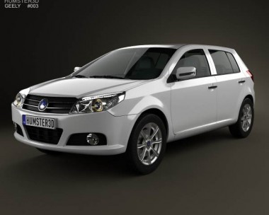 Geely MK hatchback 2009 3D model