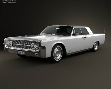 Lincoln Continental sedan 1962 3D Model