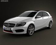 Mercedes-Benz A-class with HQ interior 2013