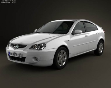 Proton Gen-2 hatchback 2012 3D Model