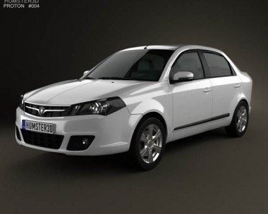 Proton Saga FLX 2012 3D model