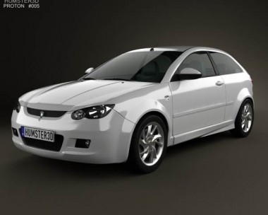 Proton Satria 2012 3D Model