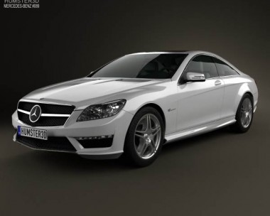 Mercedes-Benz CL-Class 65 AMG 2012 3D Model