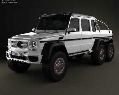 Mercedes-Benz G-Class 6×6 AMG 2013 3D model