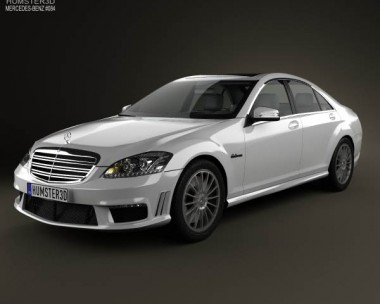 Mercedes-Benz S-class 65 AMG 2012 3D Model