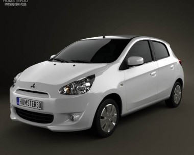 Mitsubishi Mirage 2013 3D model