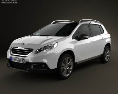 Peugeot 2008 2013 3D Model